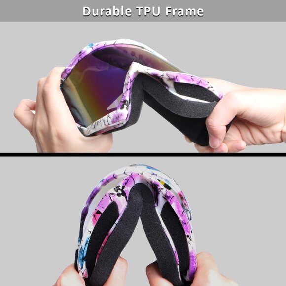 Motorcycle Goggles ATV Goggles Motocross Goggles Windproof Dirt Bike Goggles Dus - Picture 5 of 6